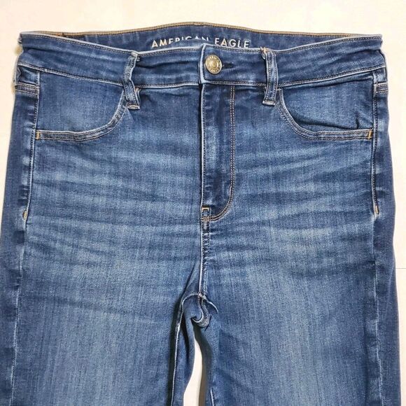 American Eagle Next Level Stretch Curvy Hi Rise Jegging Jeans Size 12 Womens - Picture 3 of 13